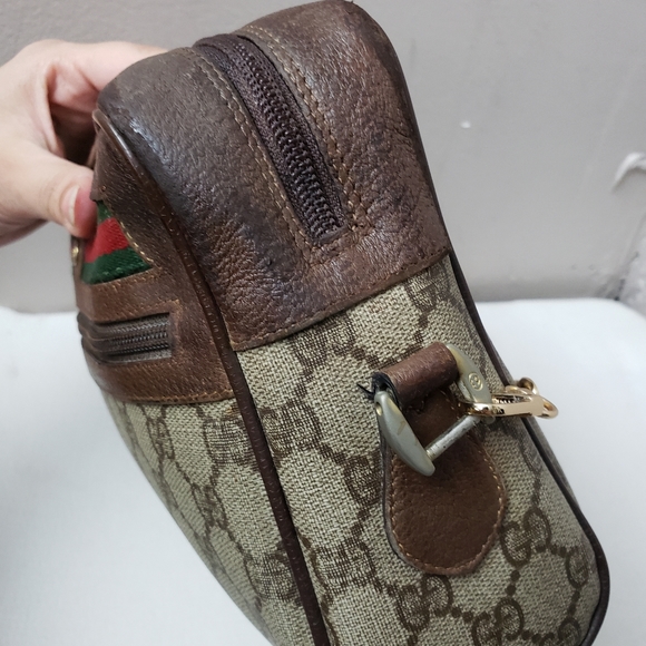 Authentic Gucci vintage web sherry line crossbody - Picture 8 of 14